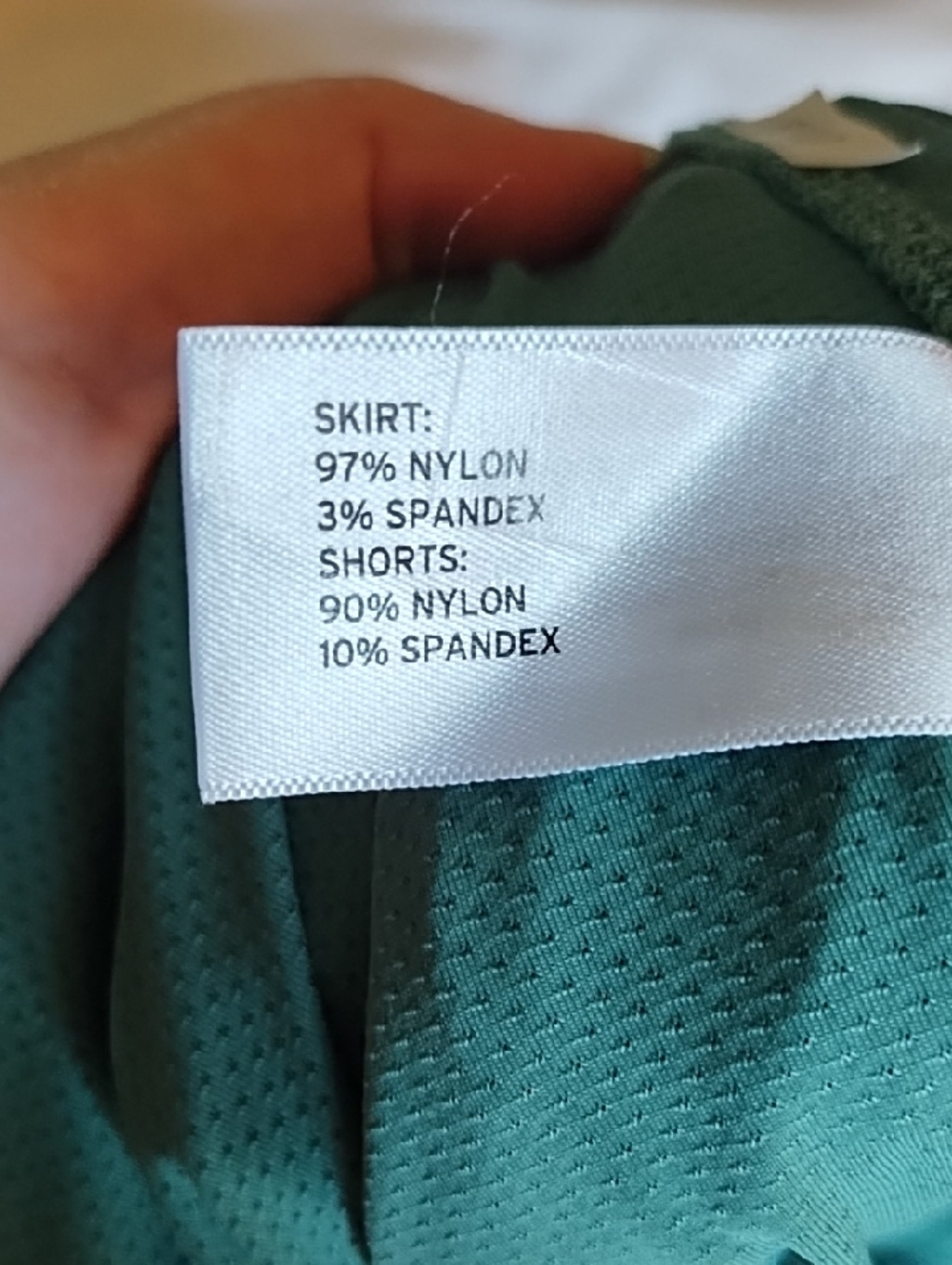 Duluth Trading Co Teal Mini Skirt/skort - Picture 7 of 7